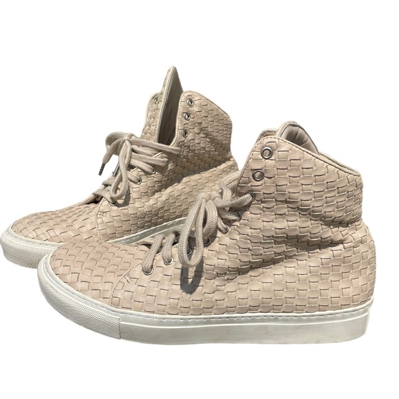 The Last Conspiracy weaved leather sneakers - Picture 10 of 12